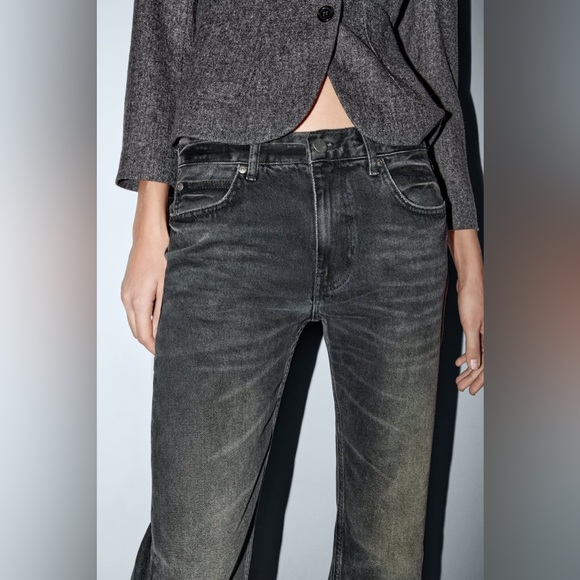 LOW RISE STRAIGHT LEG JEANS ZW COLLECTION - Picture 2 of 12